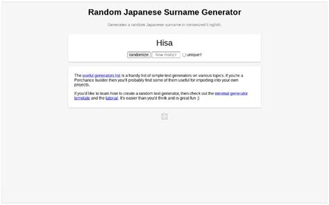 japanese surname generator perchance